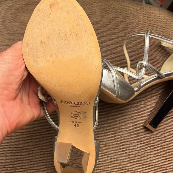 Metallic Jimmy Choos - Picture 4 of 5